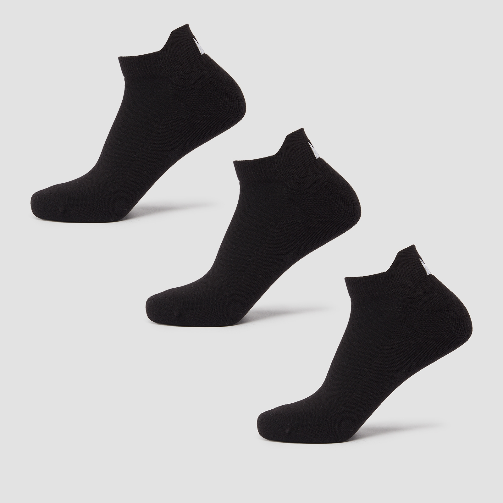Tất Unisex Trainer Socks của MP (3 gói) - Màu đen