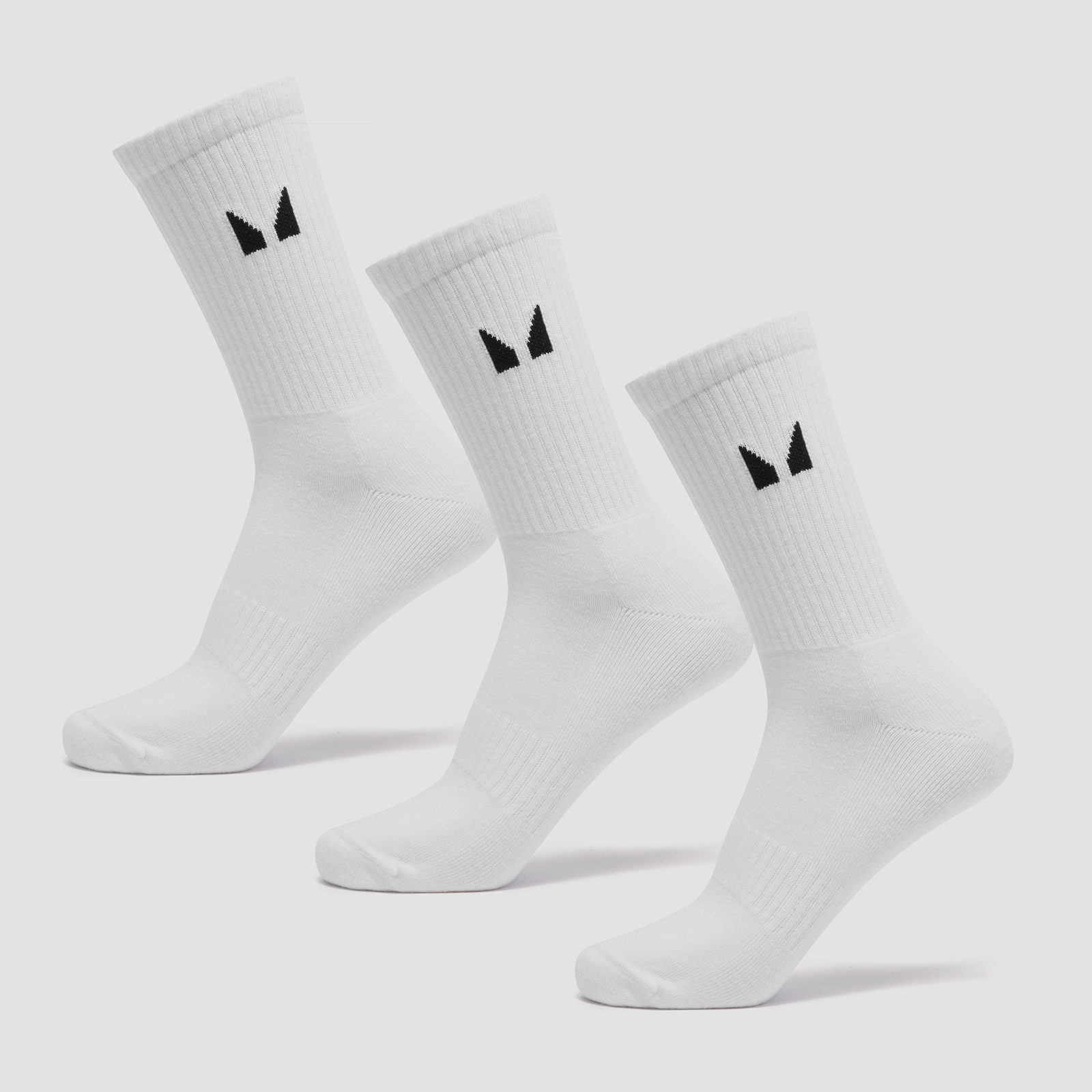 MP Унисекс чорапи (3 чифта в опаковка) — бели - UK 12-14