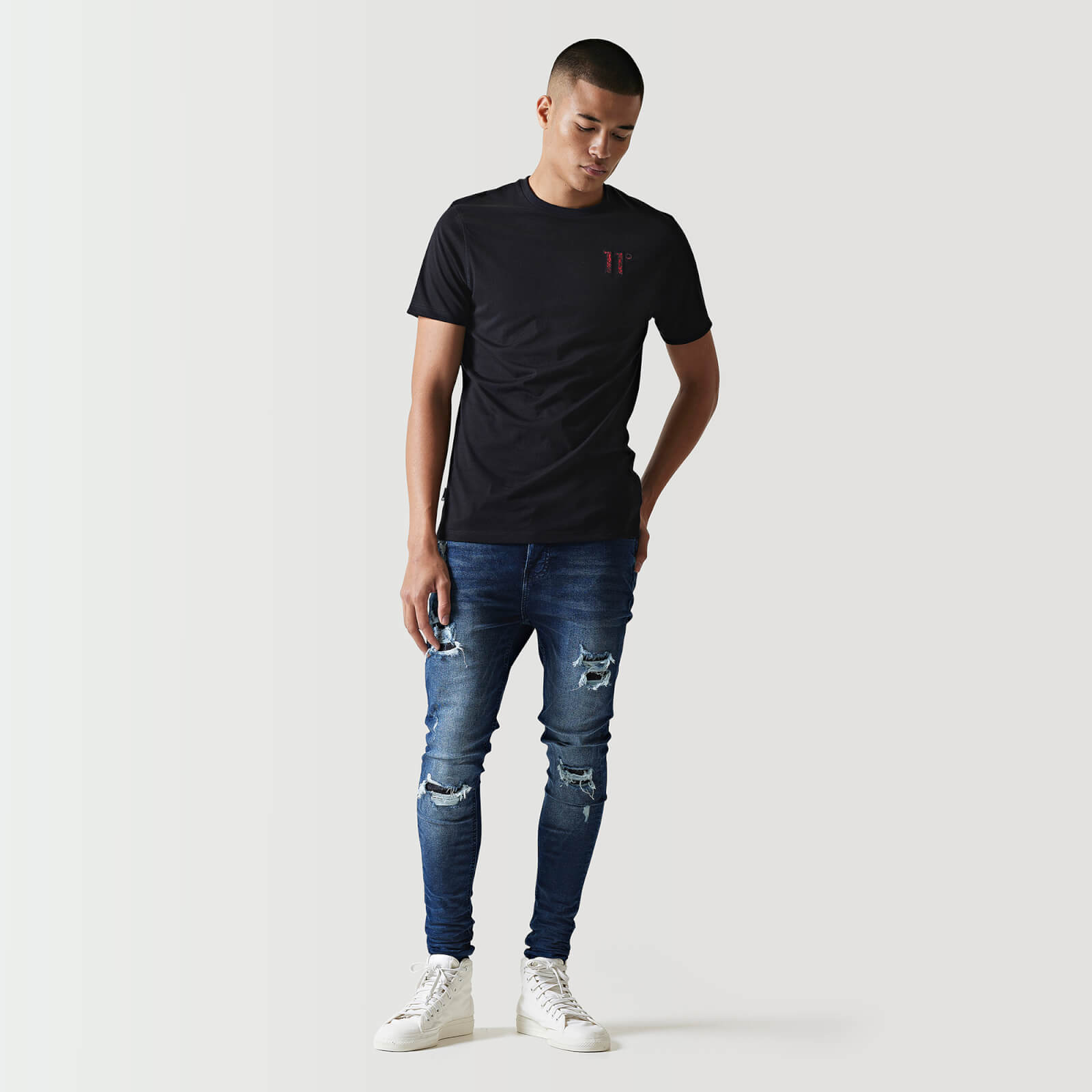 11 degrees jeans black sales