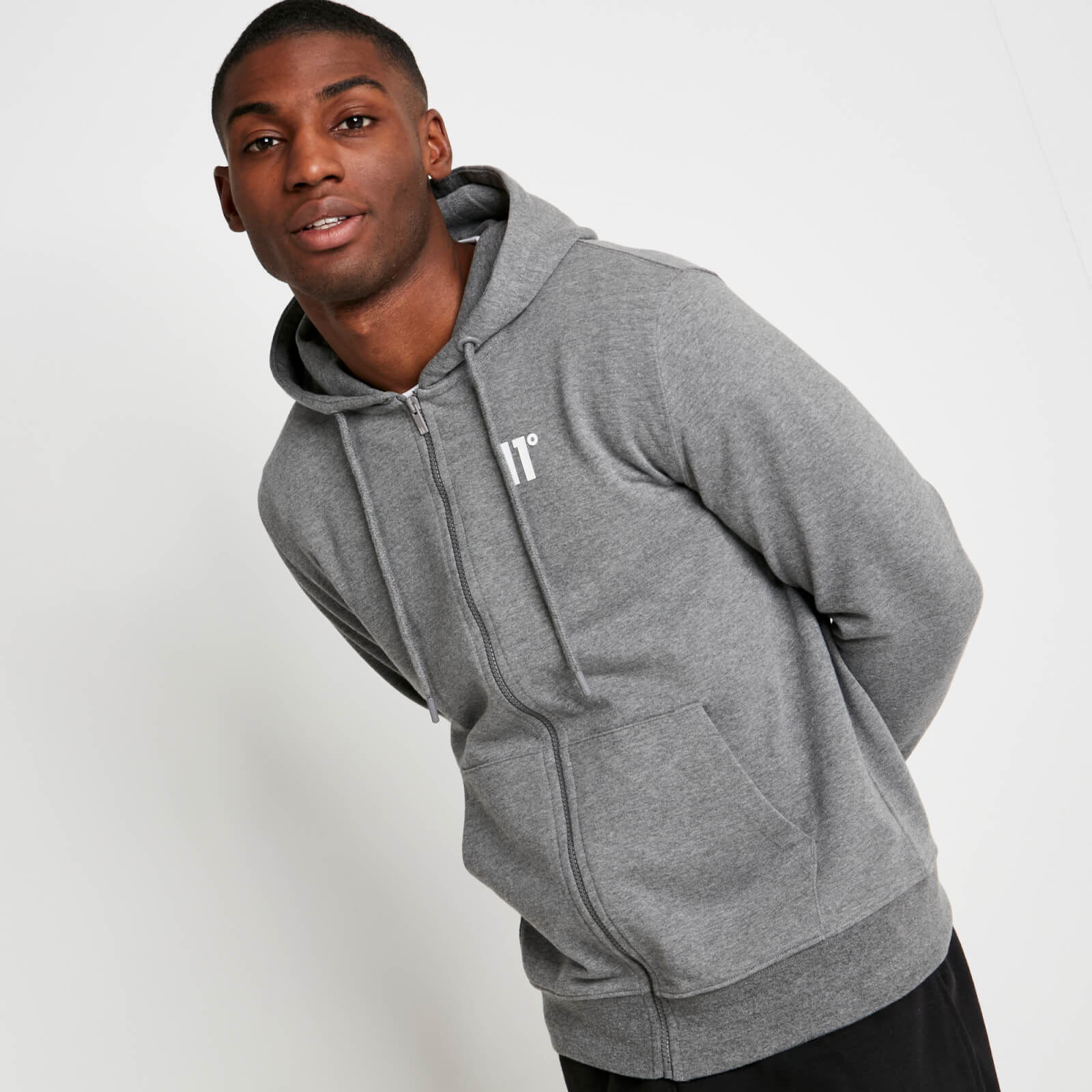 CORE Full Zip Hoodie Charcoal Marl