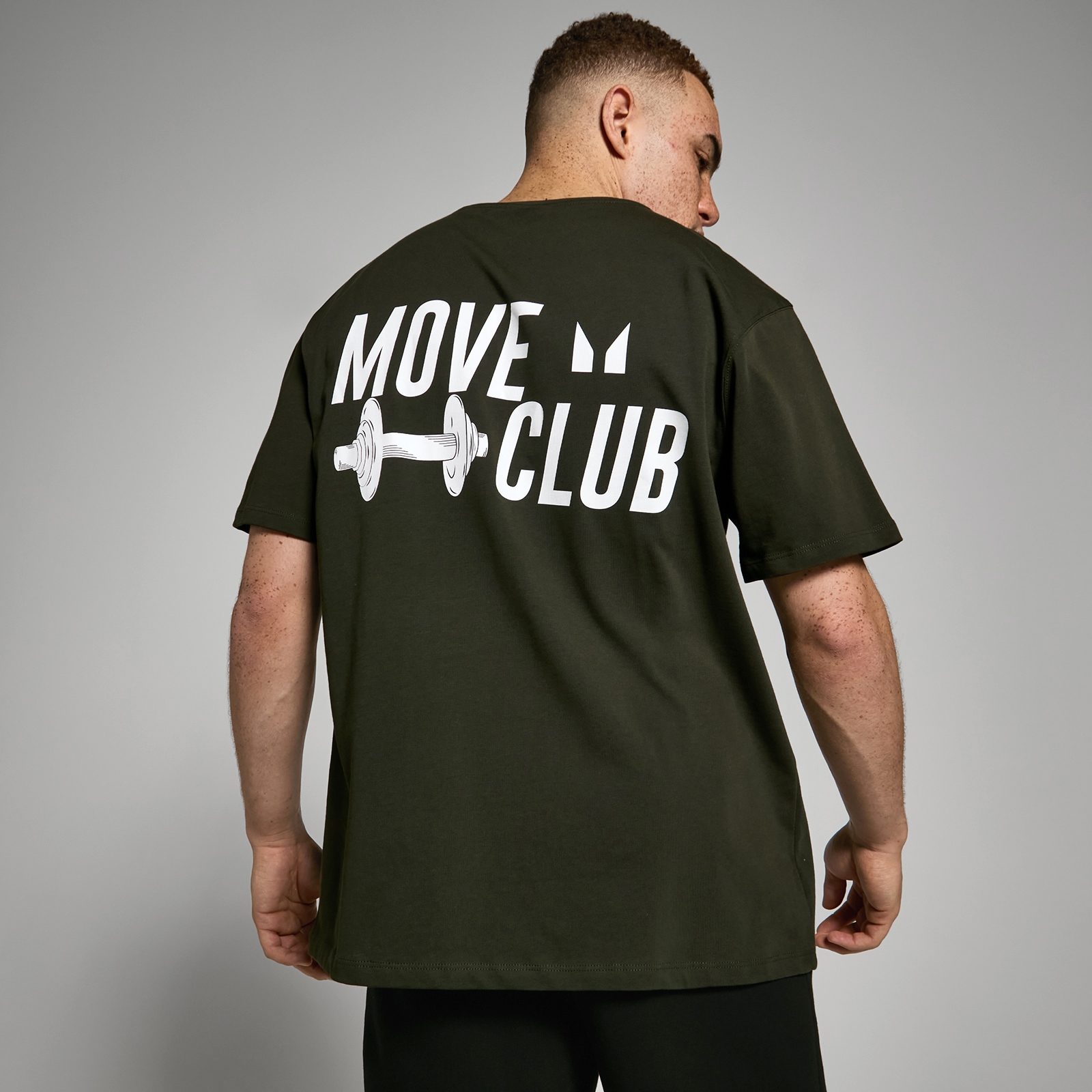 Move Club 系列 寬鬆版型 T 恤 - 森林綠