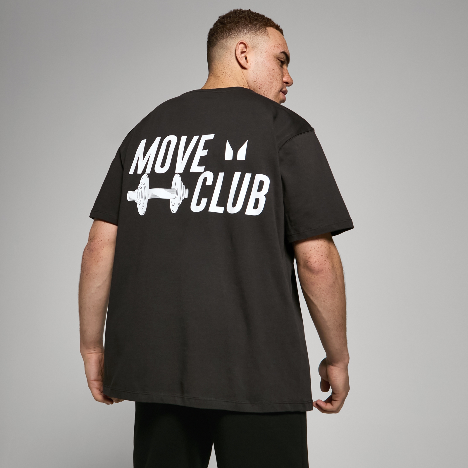MP Move Club Овърсайз тениска — изпрано черен - XXS - XS