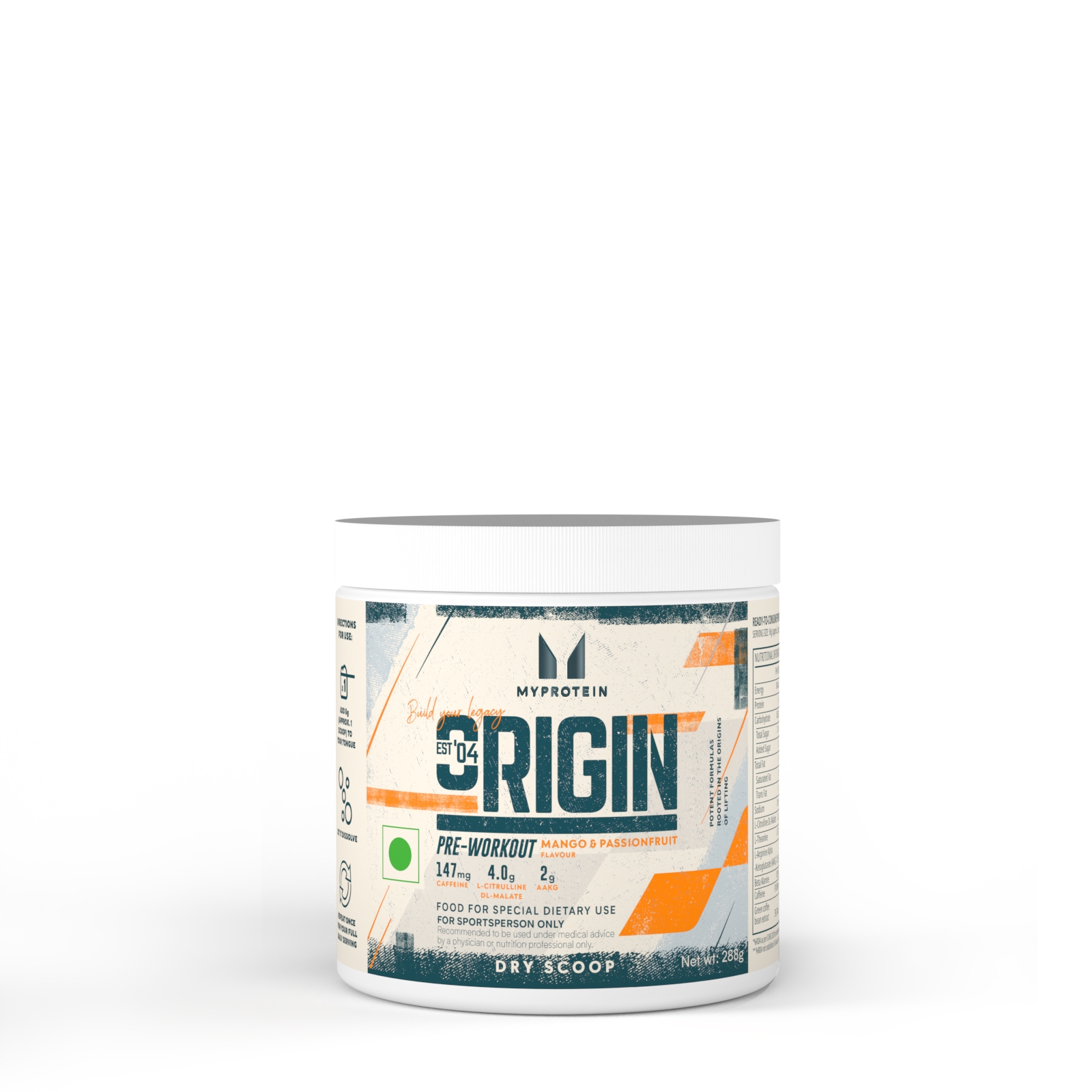 Myprotein Origin PreWorkout Dry Scoop (IND) MYPROTEIN™