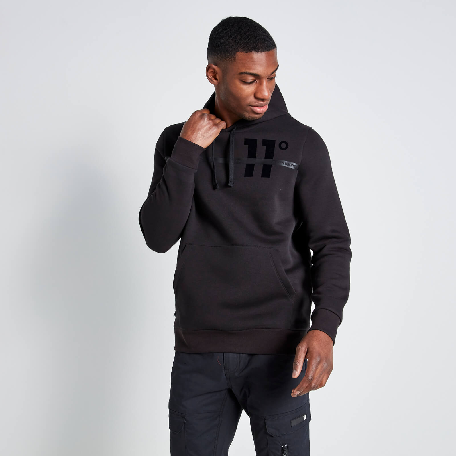 Flock print hoodie outlet