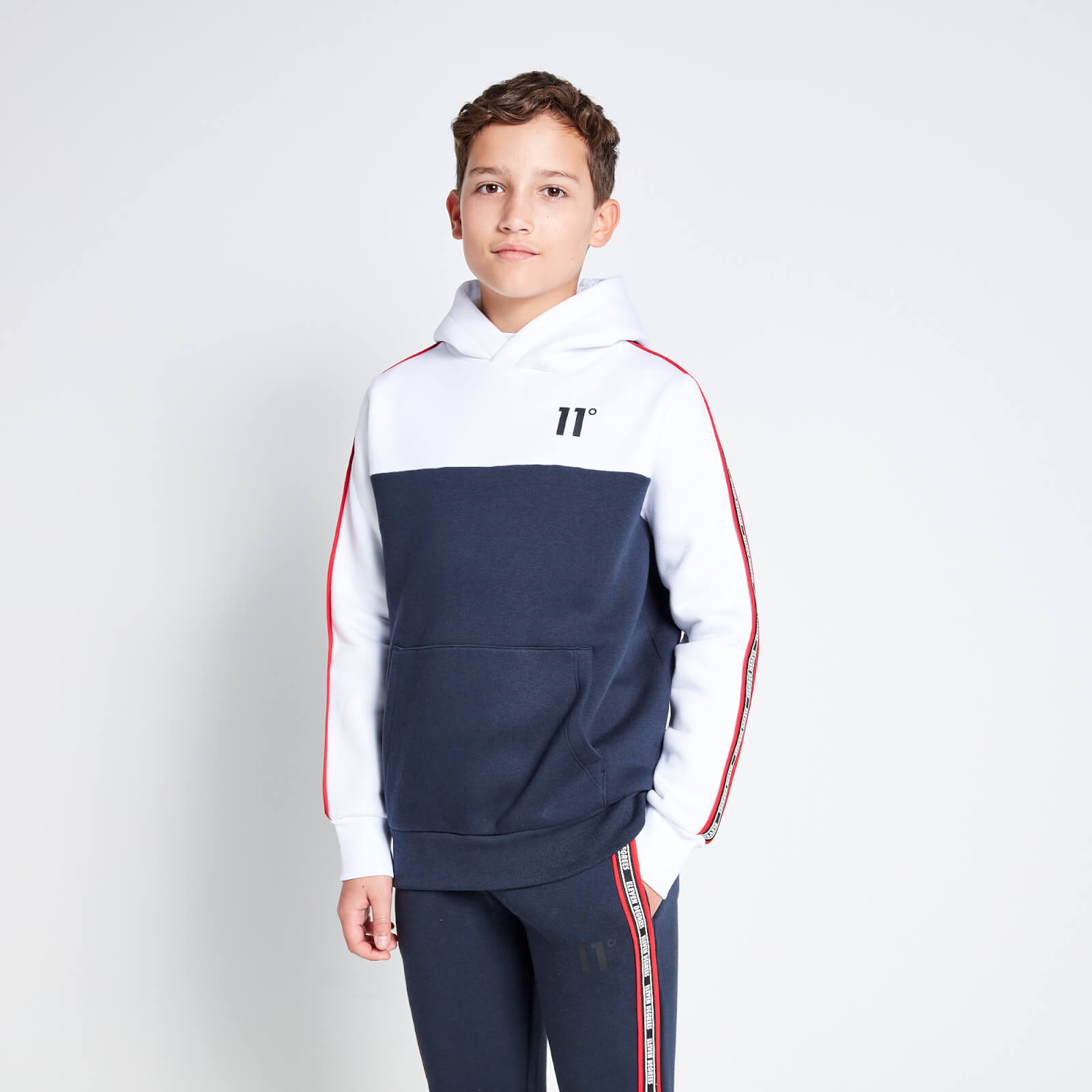 11 degrees cheap navy hoodie