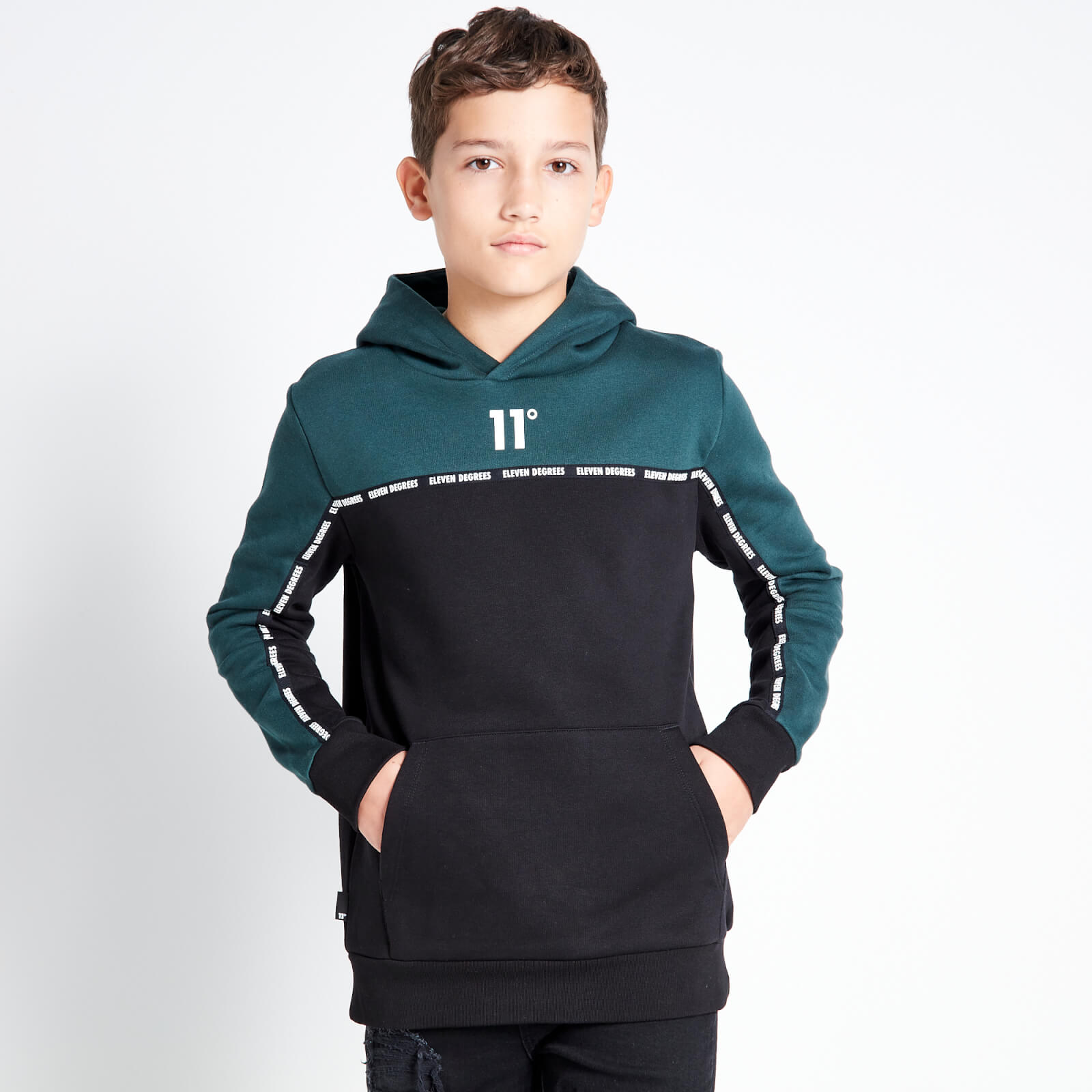 11 degrees green hoodie clearance