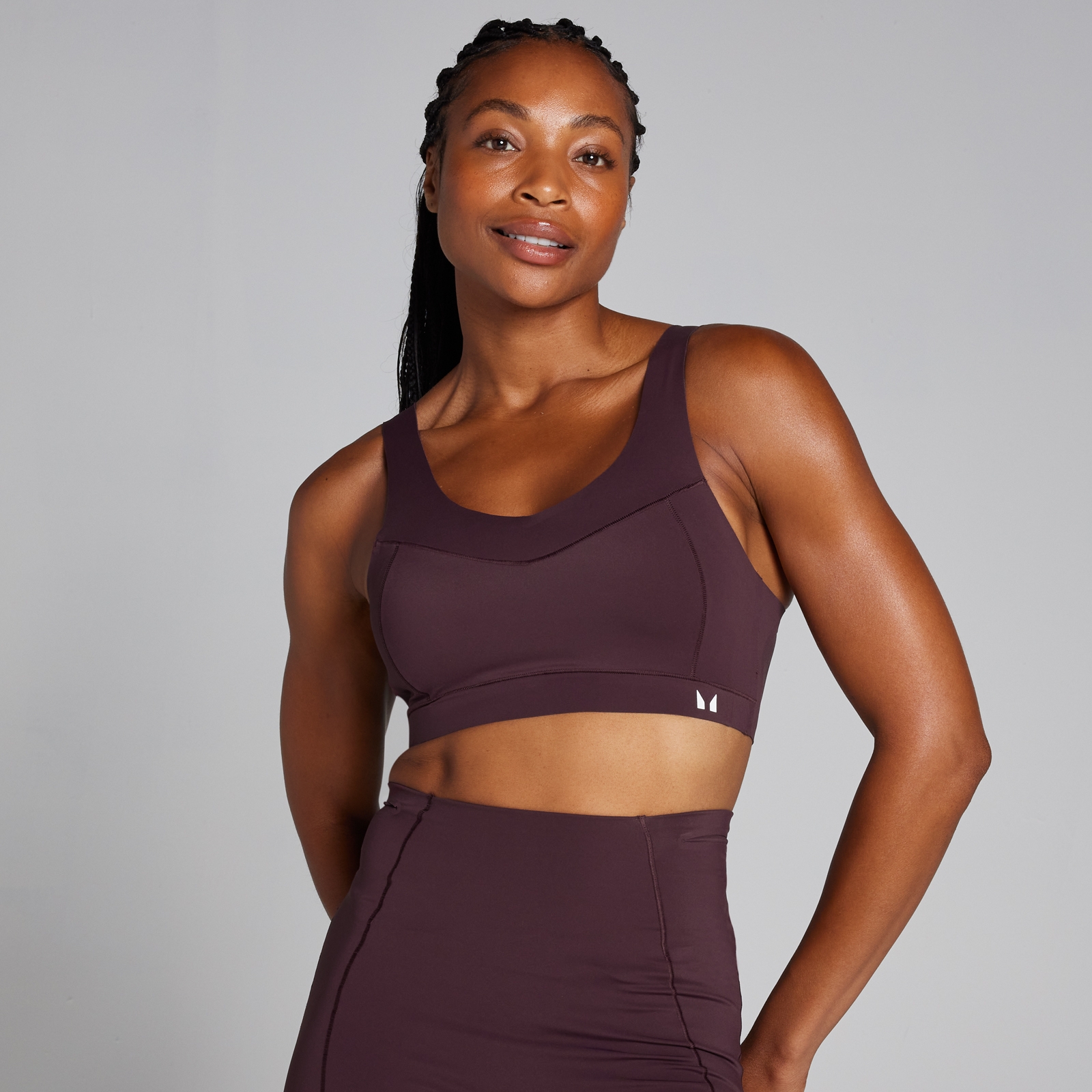 Brassière de sport Bonded Tempo Ultra pour femmes – Baie chocolat - XL