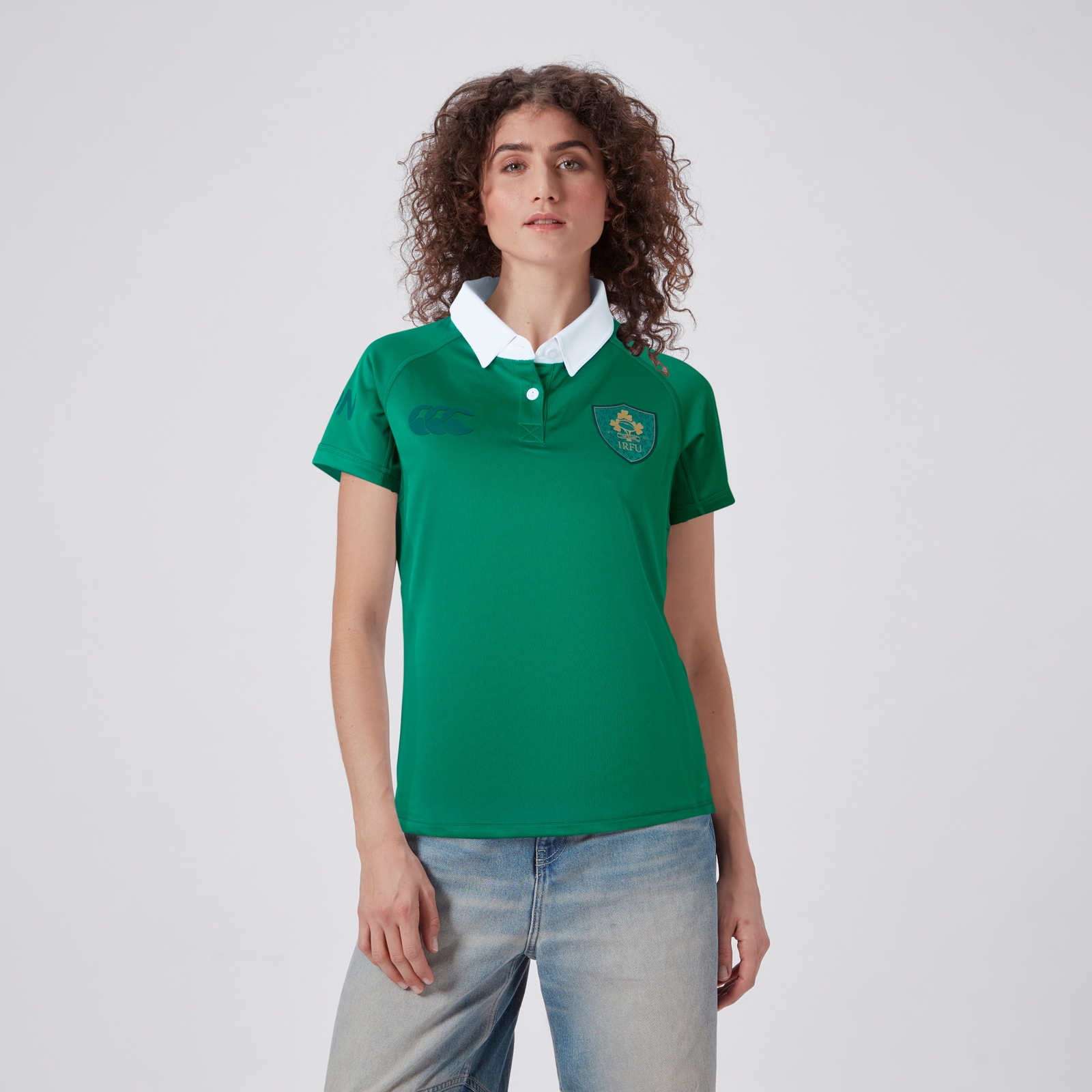WOMENS IRELAND 150TH HOME PRO JERSEY GREEN Canterbury