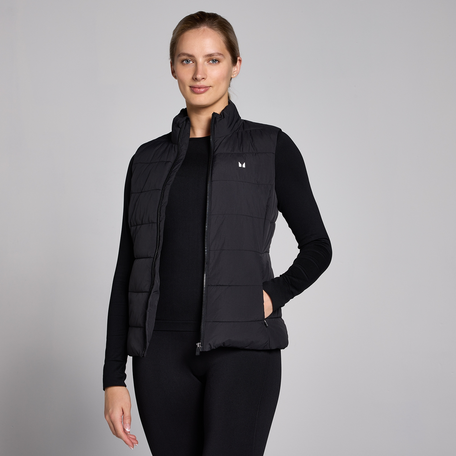 MP Women's Lightweight Puffer Gilet - Black