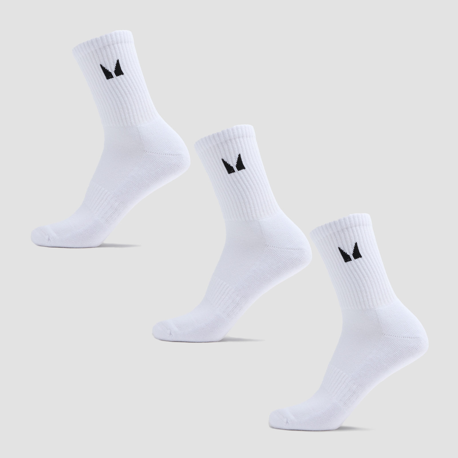 MP Unisex Crew Socks (3 Pack) - White