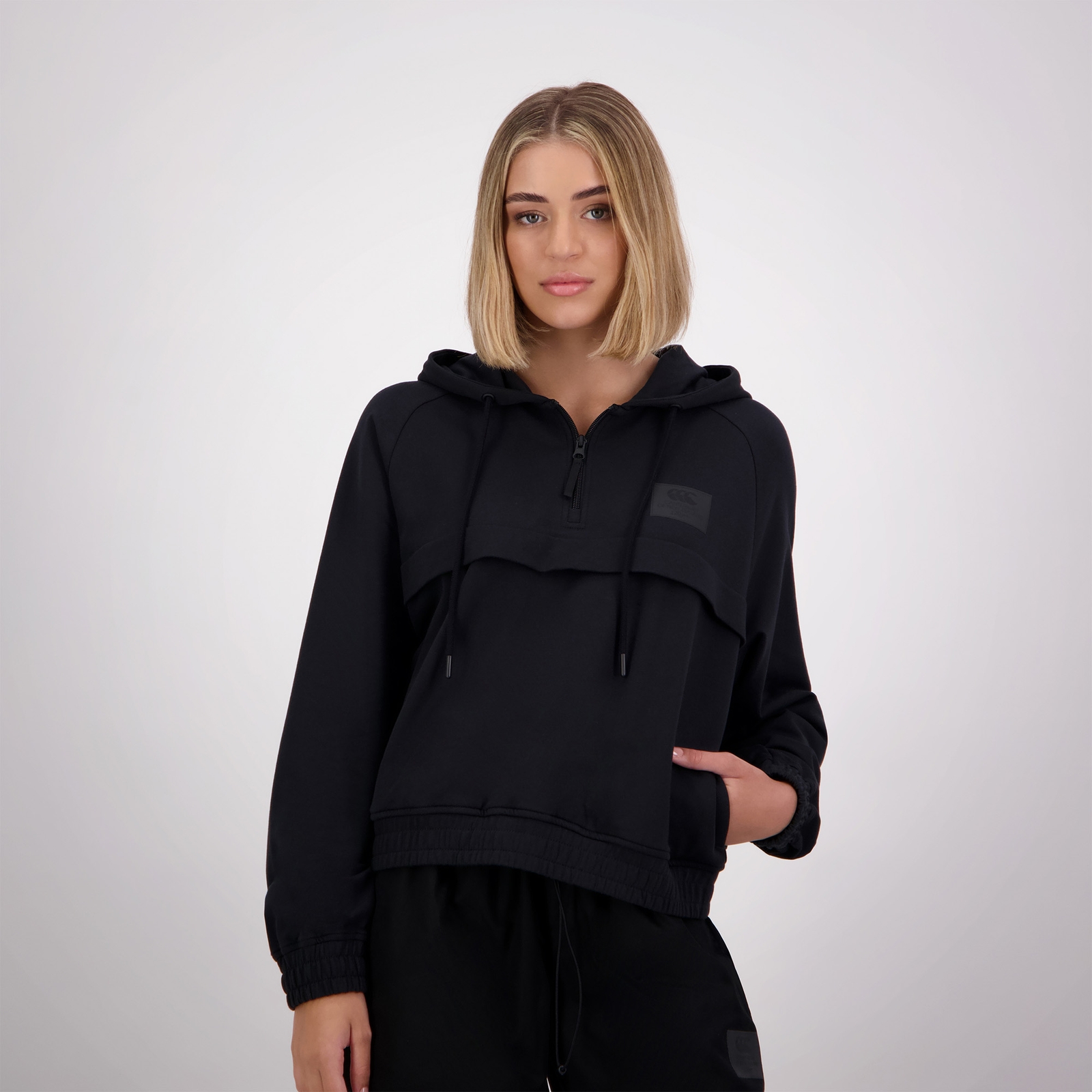 Black hoodie women clearance