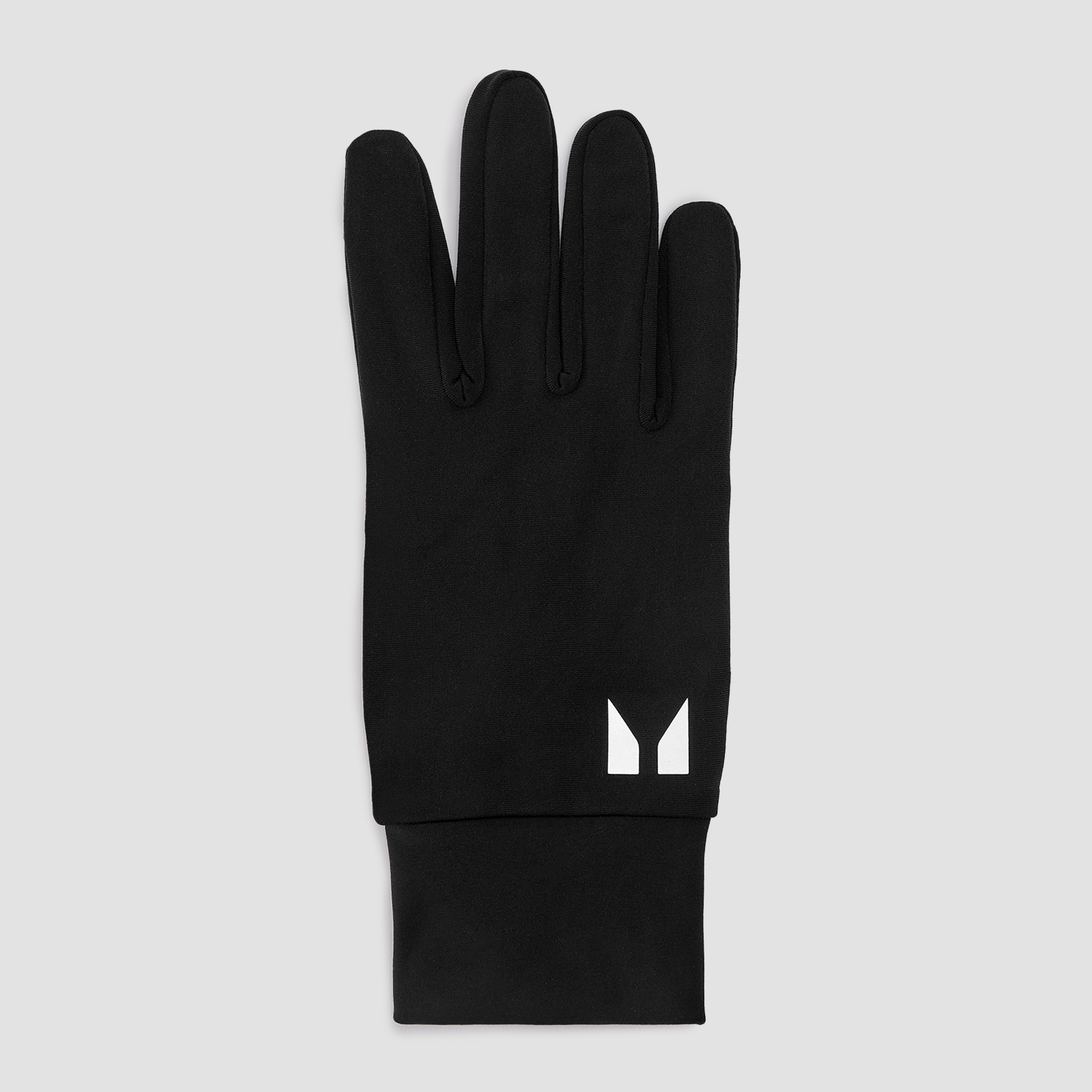 MP Reflective Running Gloves - Black - L - Black