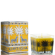 Ortigia Orange Blütenpracht - quadratische Kerze