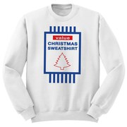 Value Christmas Sweatshirt - White