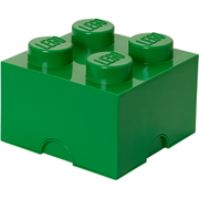 Ladrillo de almacenamiento LEGO 4 - Verde oscuro