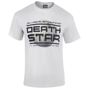 T-Shirt Star Wars Rogue One l'Étoile de la Mort Logo - Blanc