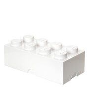 Brique de rangement LEGO 8 - blanc
