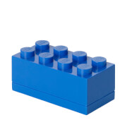 Mini Brique de rangement LEGO® Bleue 8 tenons