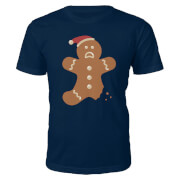 Ginger Bread Christmas T-Shirt - Navy