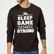 Sleep Game Slogan Sweatshirt - Black