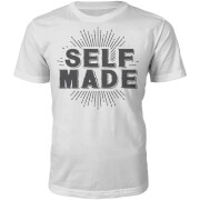 Self Made Slogan T-Shirt - White