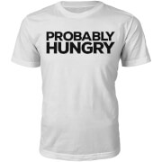 Probably Hungry Slogan T-Shirt - White