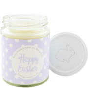 Happy Easter Lilac Polka-Dot Bunny Kisses Candle