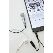 Mini Karaoke Microphone - Silver