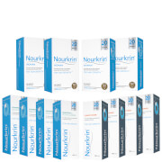 Nourkrin Woman Hair Growth Supplements 12 Month Bundle with Shampoo and Conditioner x4 (Worth £623.56)