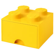 LEGO Brique de Rangement 4 Tenons - Jaune