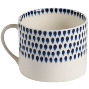 Nkuku Indigo Drop Mug - Cream and Indigo