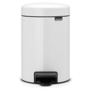 Brabantia New Icon 3 Litre Pedal Bin - White