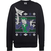 DC Comics Batman Happy Holiday The Joker Black Christmas Sweater