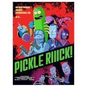Litografía Rick y Morty "Pickle Riiick!" - Serban Cristescu (46 cm x 61 cm) - Ed. Exclusiva de Zavvi - 300 unidades limitadas