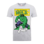 Marvel Comics The Incredible Hulk Krunch Distressed Men's Grey T-Shirt