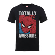 T-Shirt Homme Totally Awesome - Spider Man - Marvel Comics - Noir