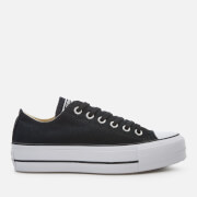 Converse Women's Chuck Taylor All Star Lift Ox Trainers - Black/White/White