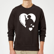 Star Wars Leia I'd Rather Kiss A Wookie Sweatshirt - Black