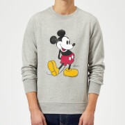 Disney Mickey Mouse Classic Kick Sweatshirt - Grey