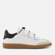 Isabel Marant Women's Beth Leather Triple Strap Trainers - White
