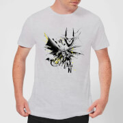 Batman Batface Splash T-Shirt - Grau
