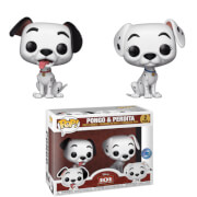 PIAB EXC Disney 101 Dalmatians Pongo & Perdita Pop! Vinyl Figures 2 Pack