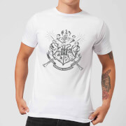 Harry Potter Hogwarts House Crest Men's T-Shirt - White
