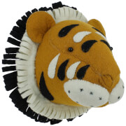 Fiona Walker England Double Ruff Tiger Wall Hanging Head