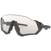 Oakley Flight Jacket Photochromic Sunglasses - Grey Ink/Clear Black
