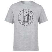 Liquid Diet Beer Men's T-Shirt - Grey