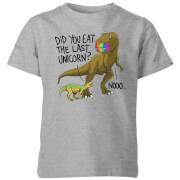 Did You Eat The Last Unicorn? Kids' T-Shirt - Grey