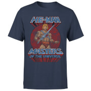 He-Man Distressed Men's T-Shirt - Navy