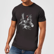 Star Wars Classic Boba Fett Distressed Herren T-Shirt - Schwarz