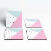 Cute Pattern Coasters (Pack of 4)